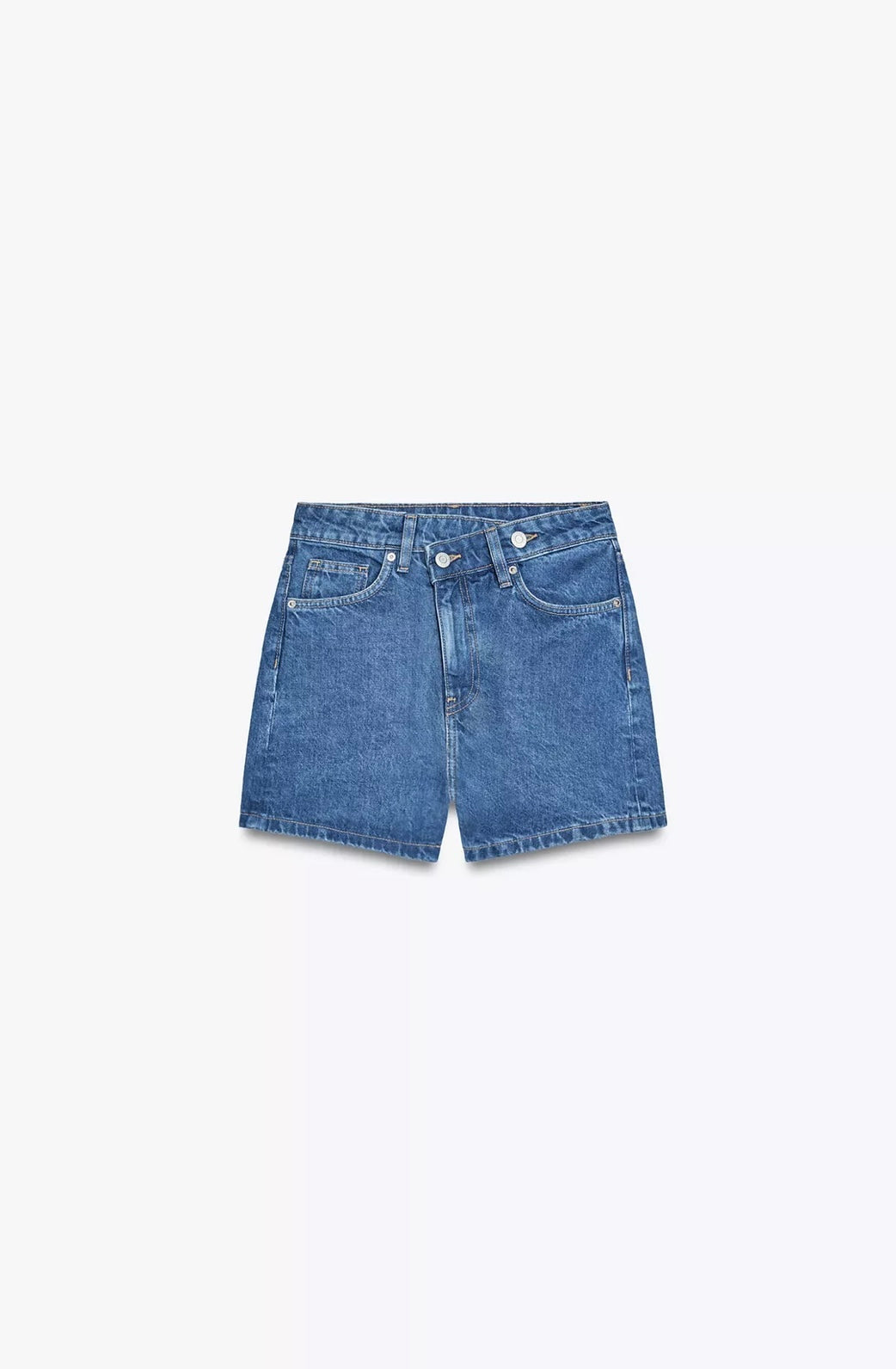 BERMUDA MEZCLILLA MOM FIT