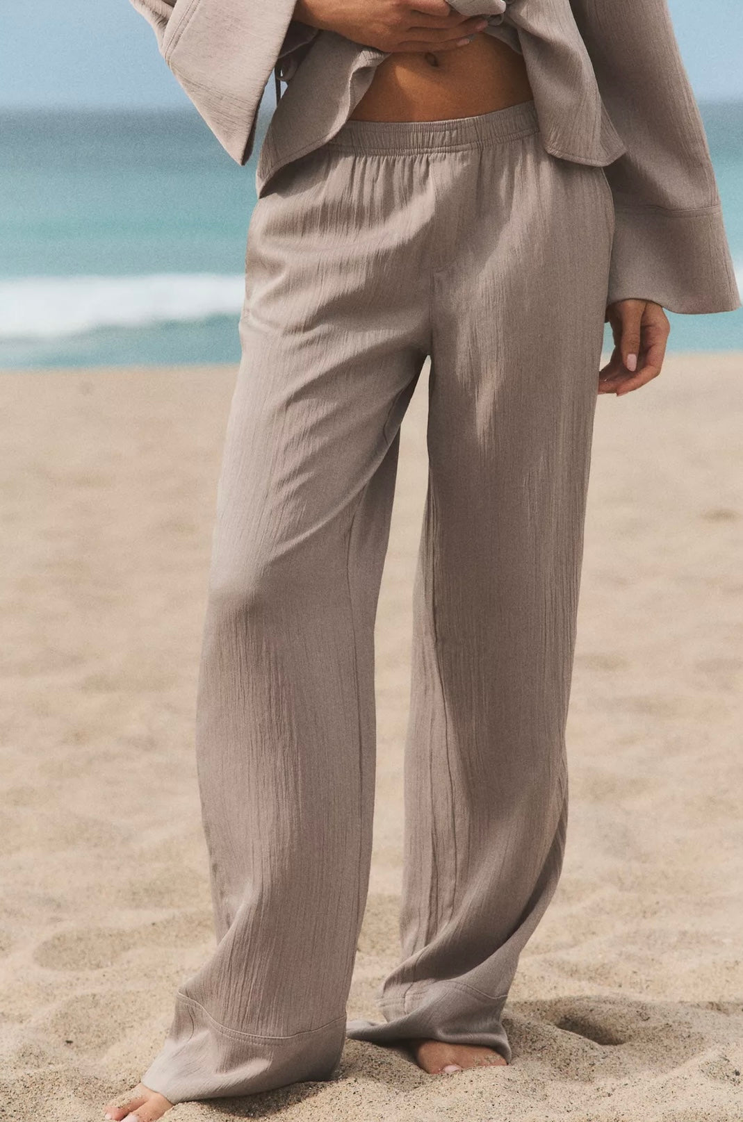 SATIN PAJAMA PANTS