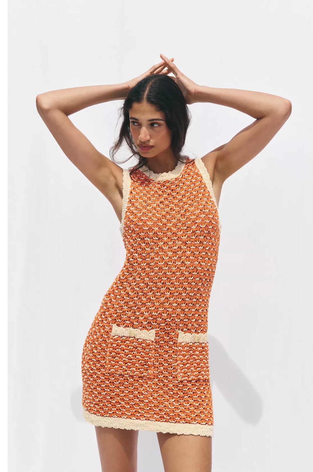 VESTIDO MINI PUNTO ESTRUCTURA