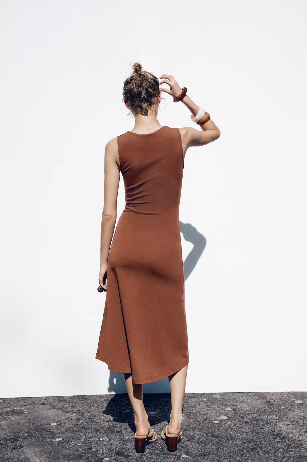 VESTIDO MIDI INTERLOCK
