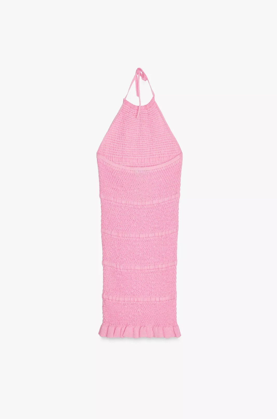 VESTIDO HALTER PUNTO