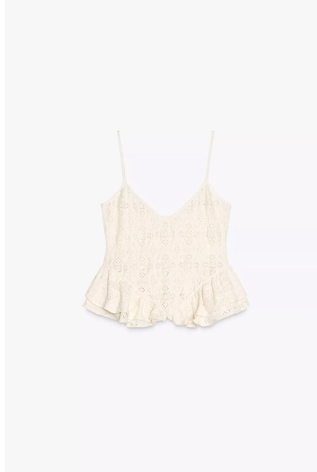TOP PEPLUM BORDADOS