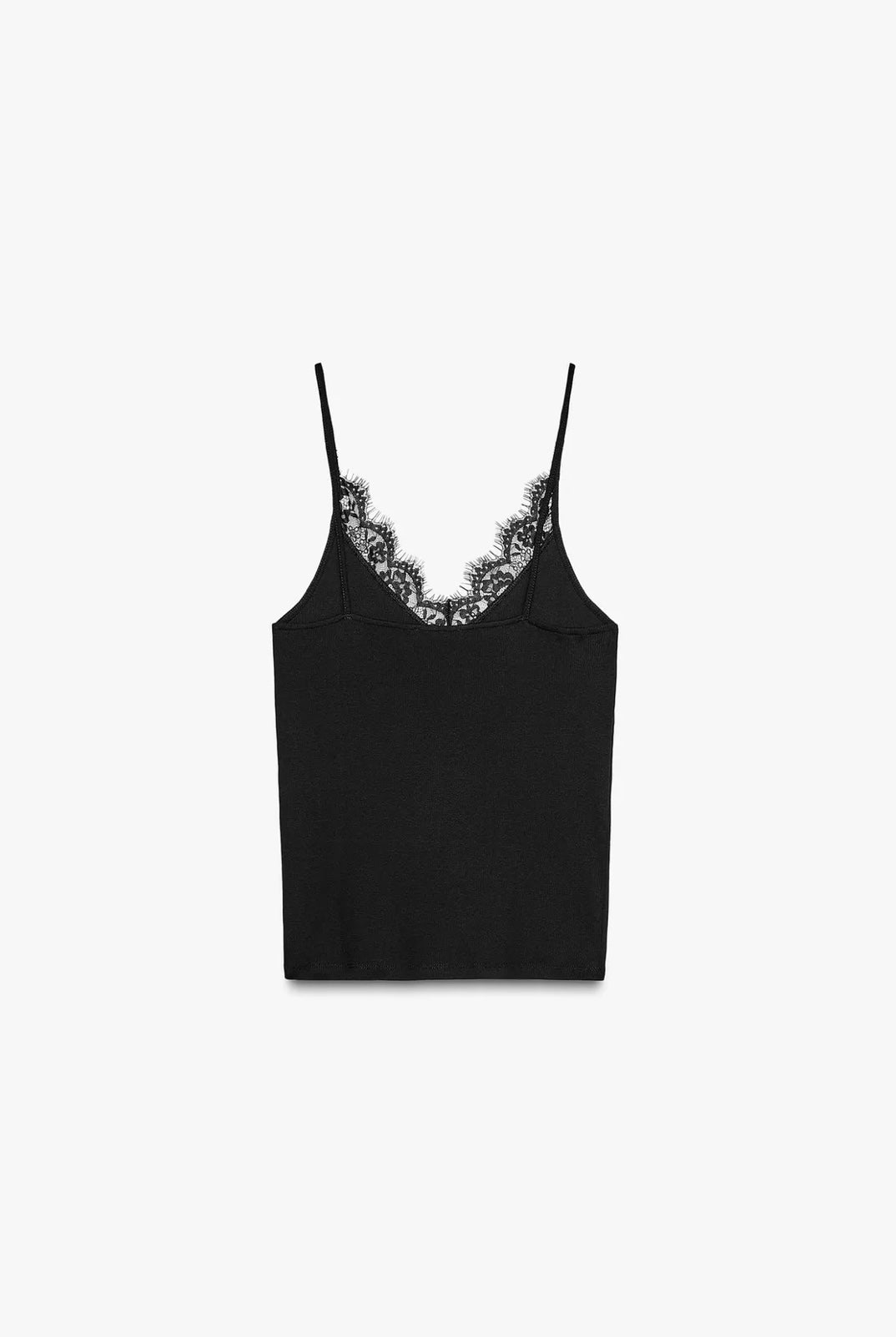 PLAYERA RIB TIRANTES ENCAJE