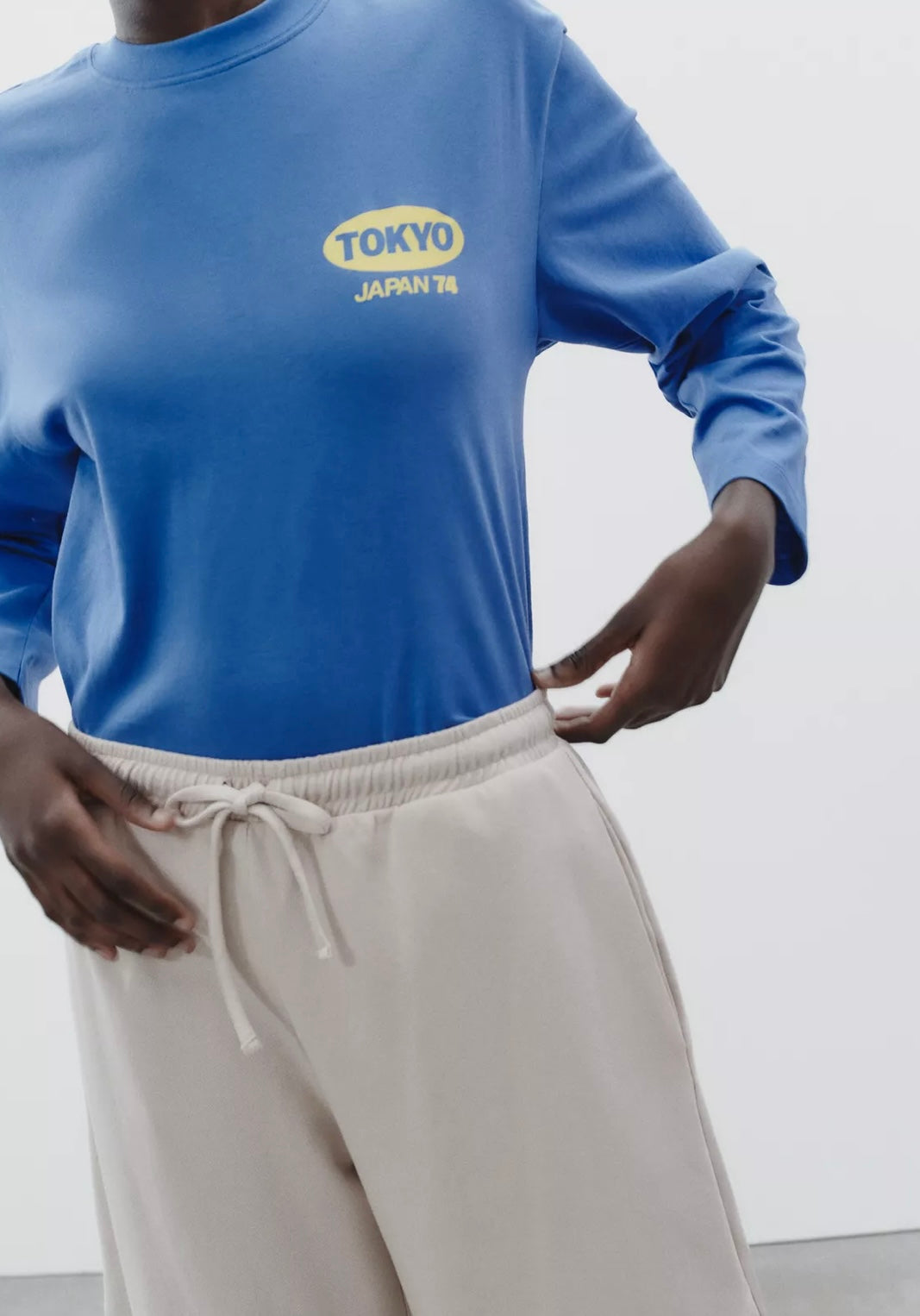 PLAYERA MANGA LARGA TEXTO
