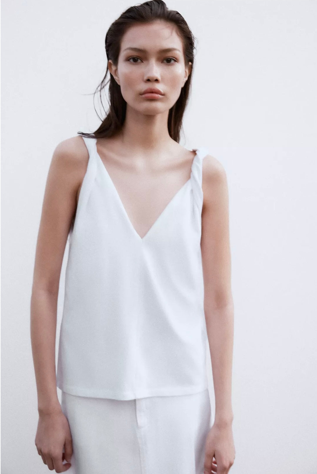 PLAYERA FRUNCES ALGODÓN