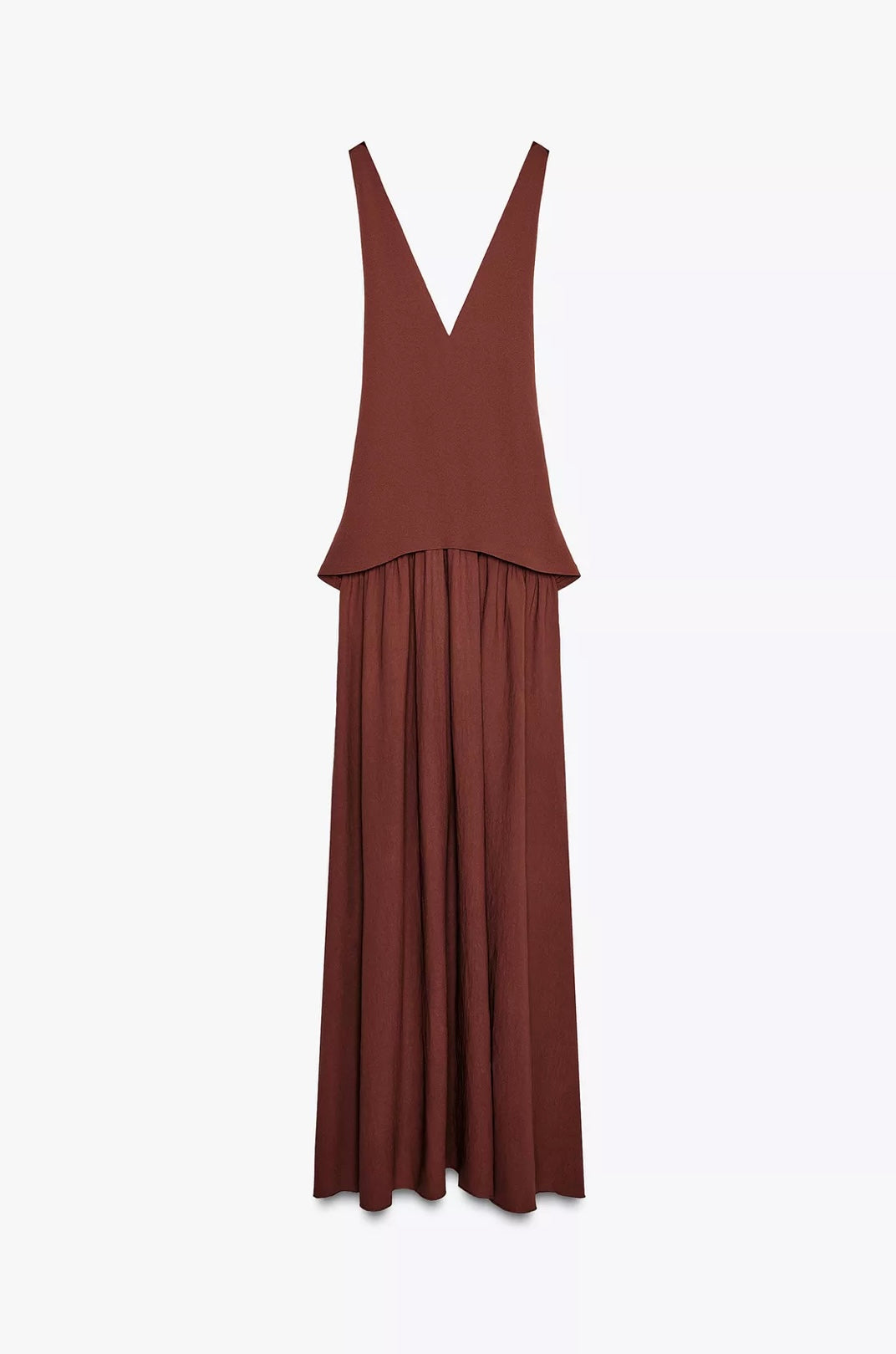 VESTIDO MIDI COMBINADO