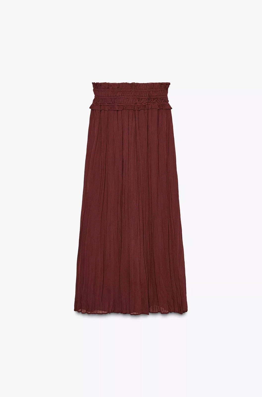 FALDA MIDI CINTURA ELÁSTICA ANCHA