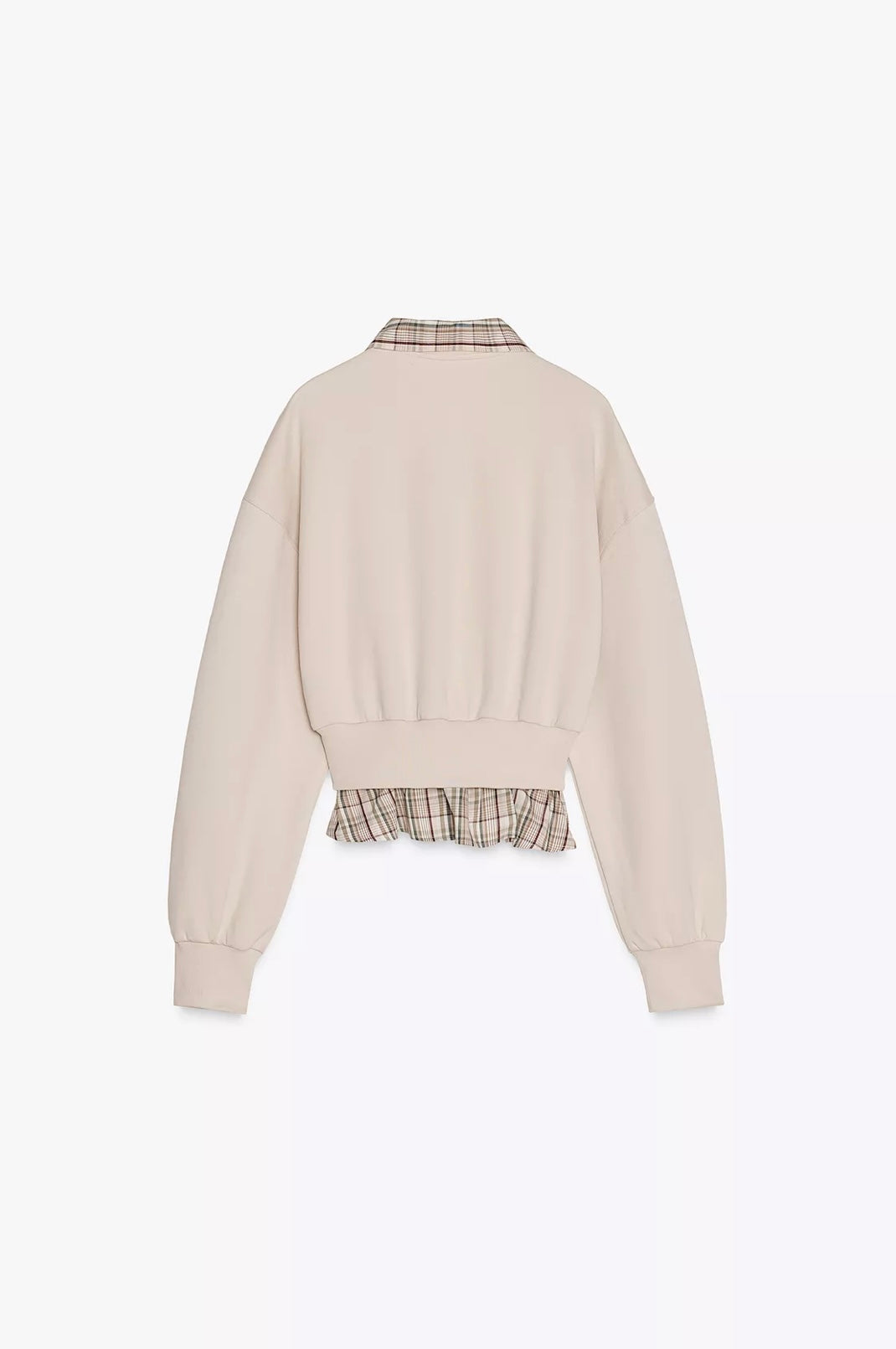 SUDADERA COMBINADA POPELINA