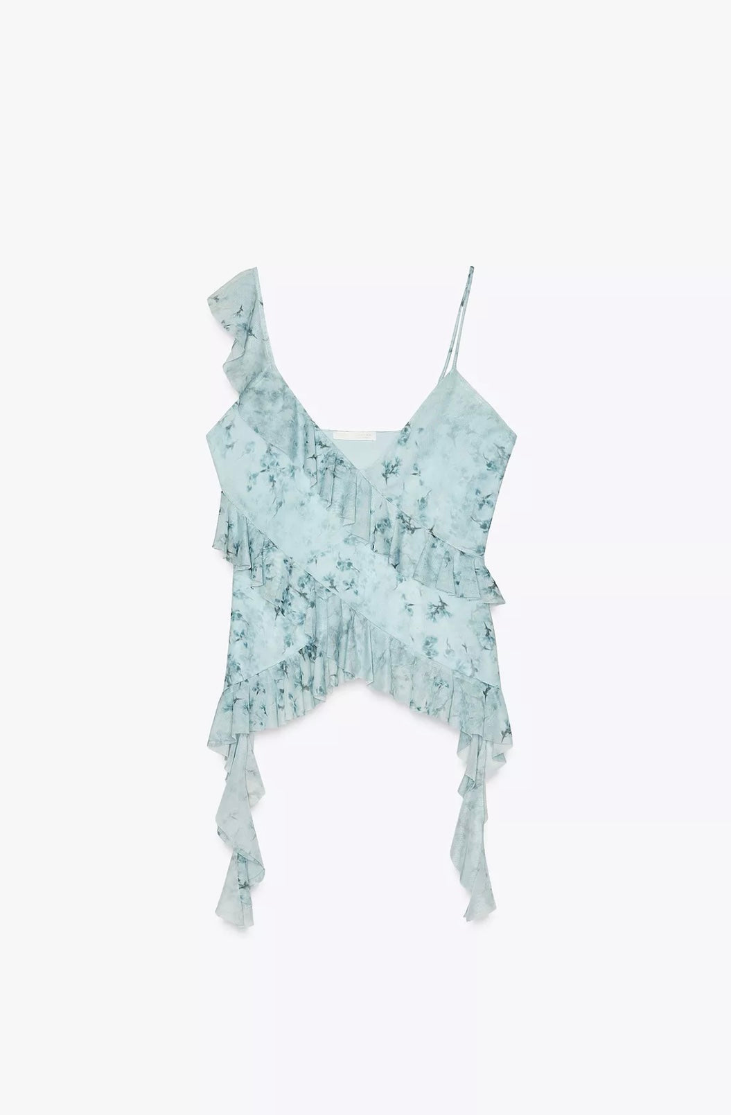 TOP TUL ESTAMPADO OLANES