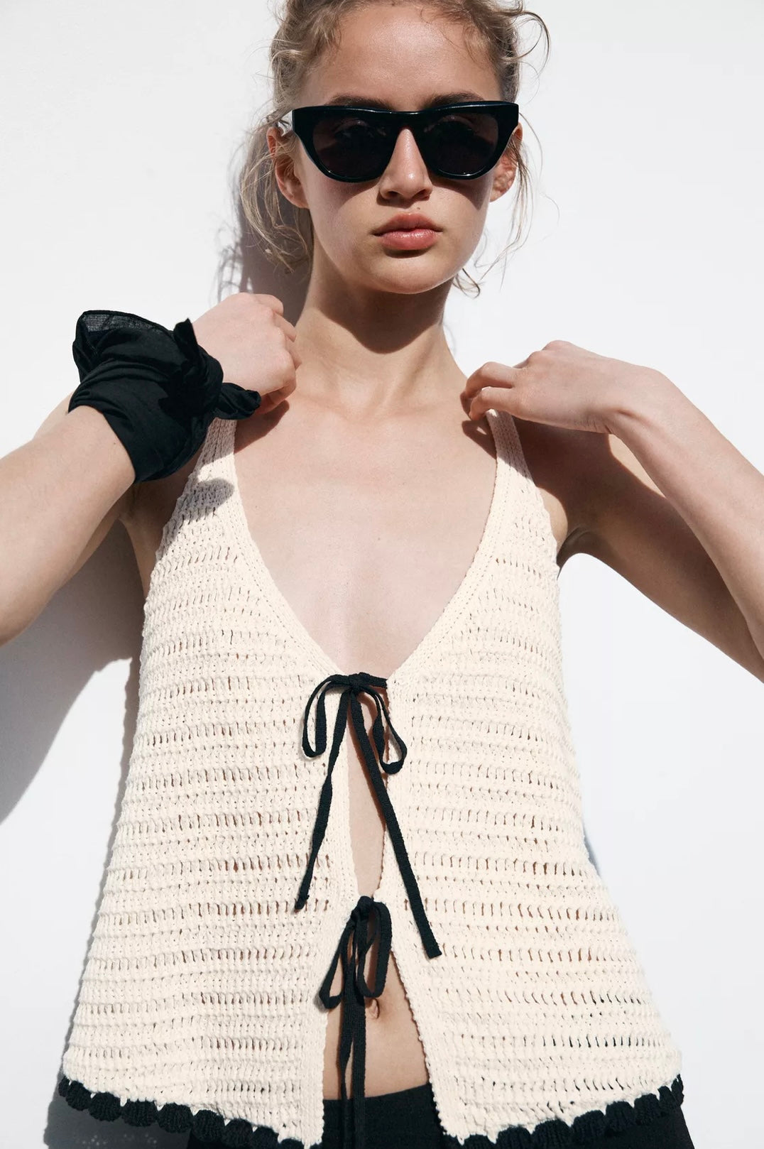 TOP CROCHET LAZOS