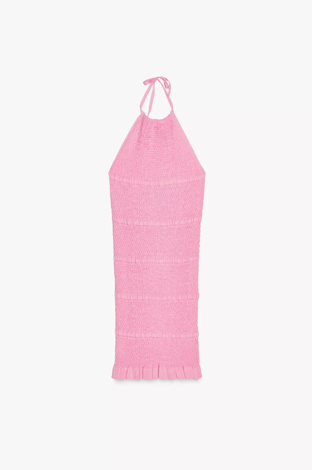 VESTIDO HALTER PUNTO