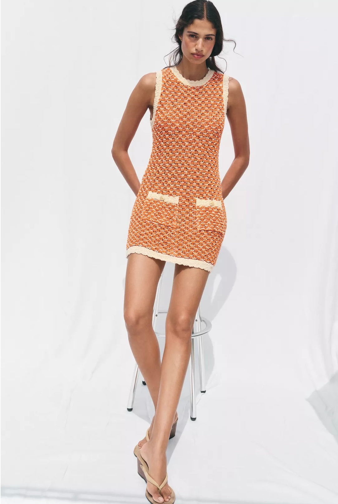 VESTIDO MINI PUNTO ESTRUCTURA