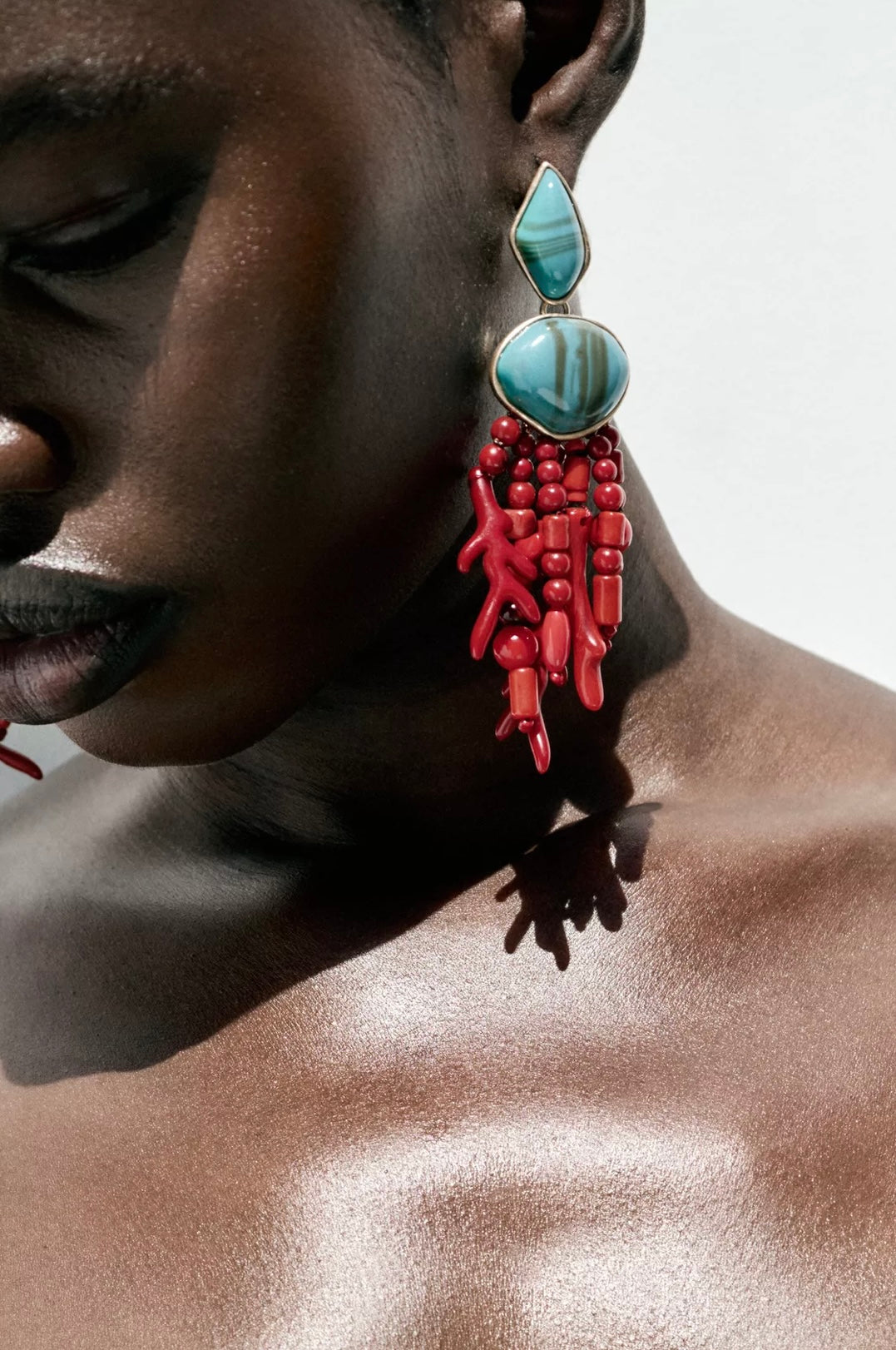 ARETES PIEDRAS EFECTO CORAL