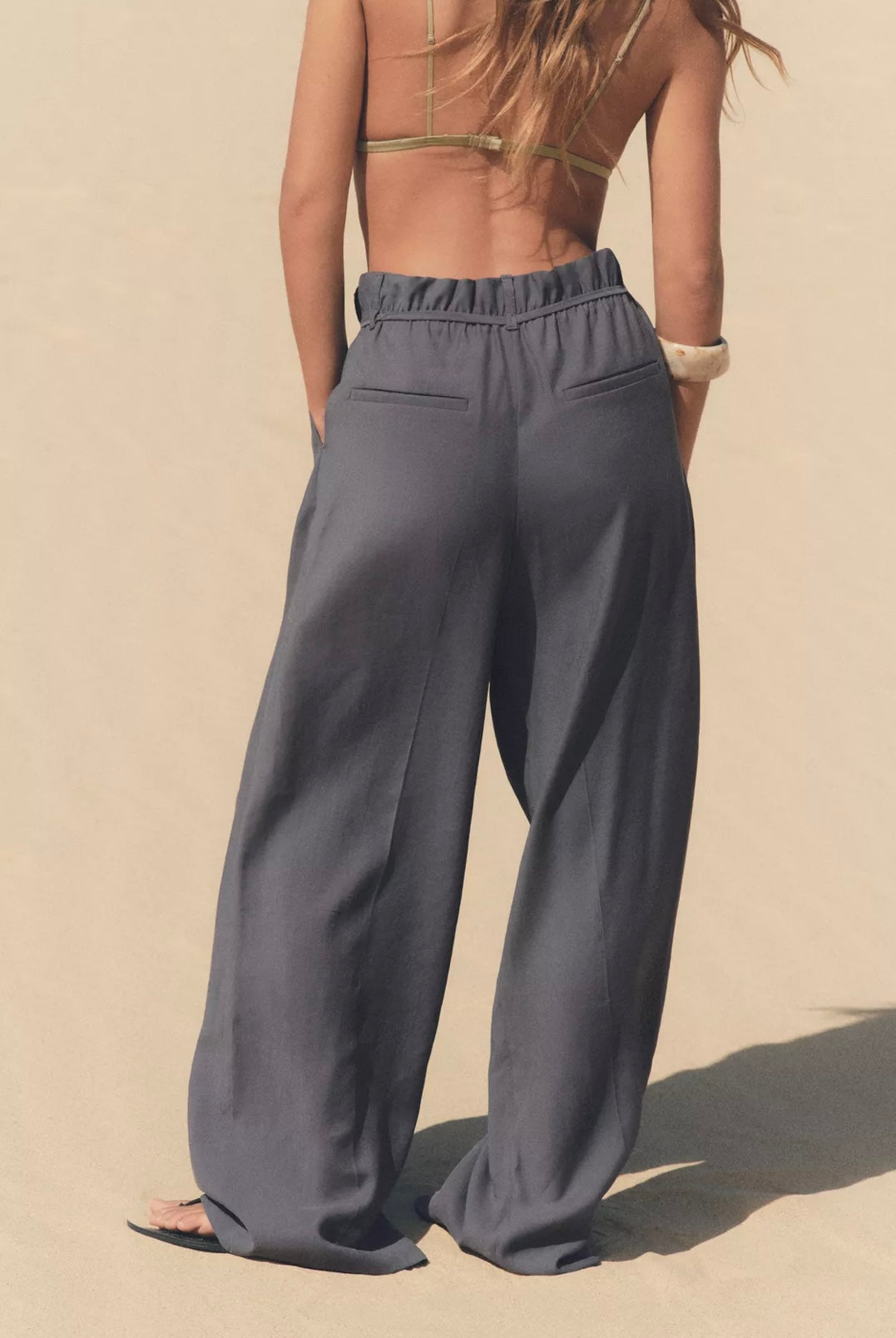 PANTALÓN FLUIDO PAPER BAG CINTURÓN