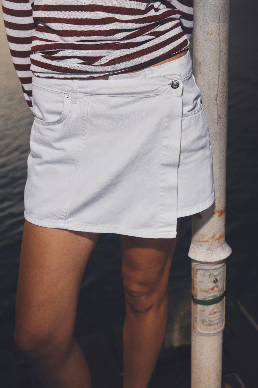 FALDA PANTALÓN Z1975 CRUZADA DENIM
