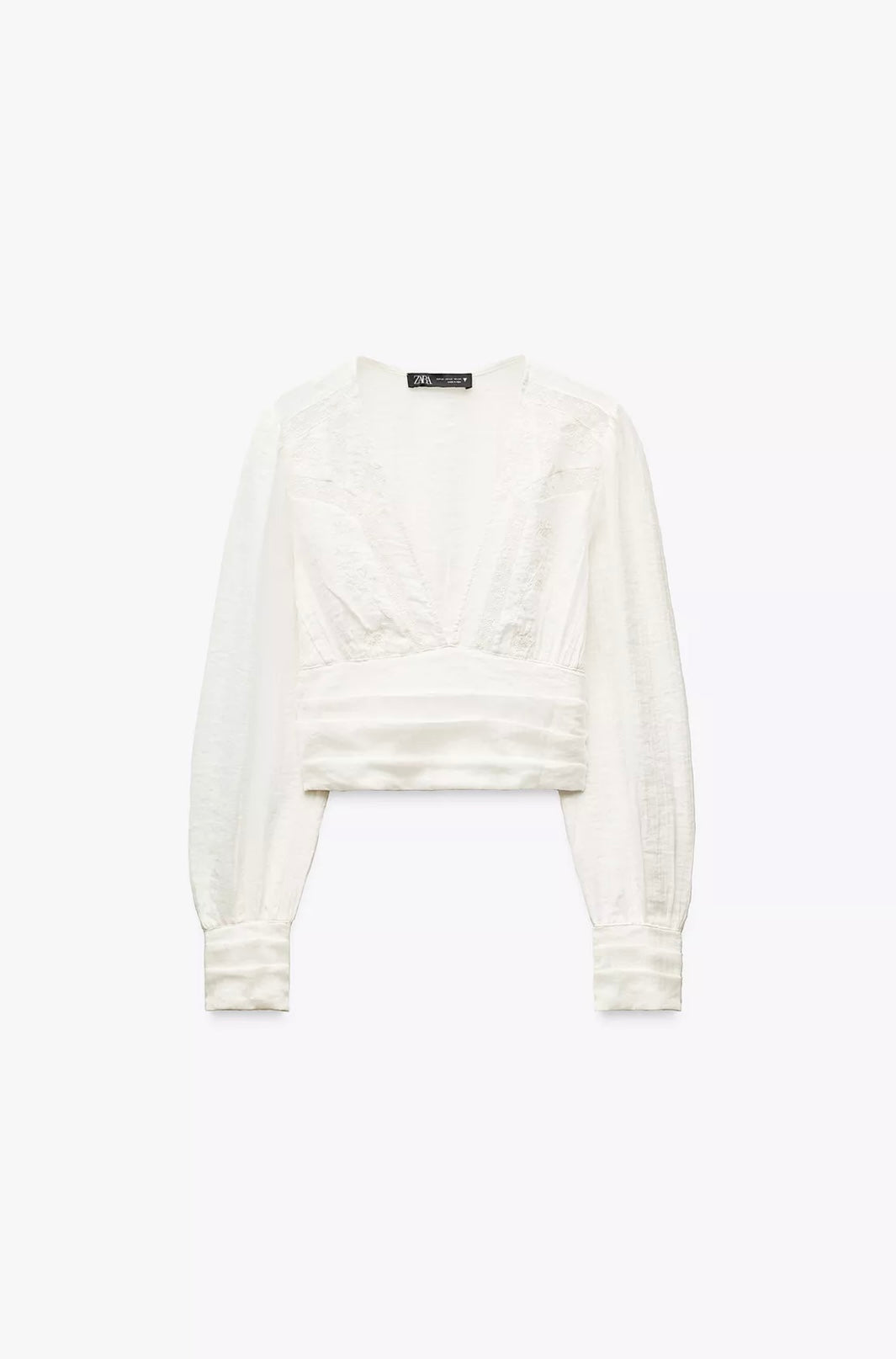 CAMISA CROP ESTRUCTURA