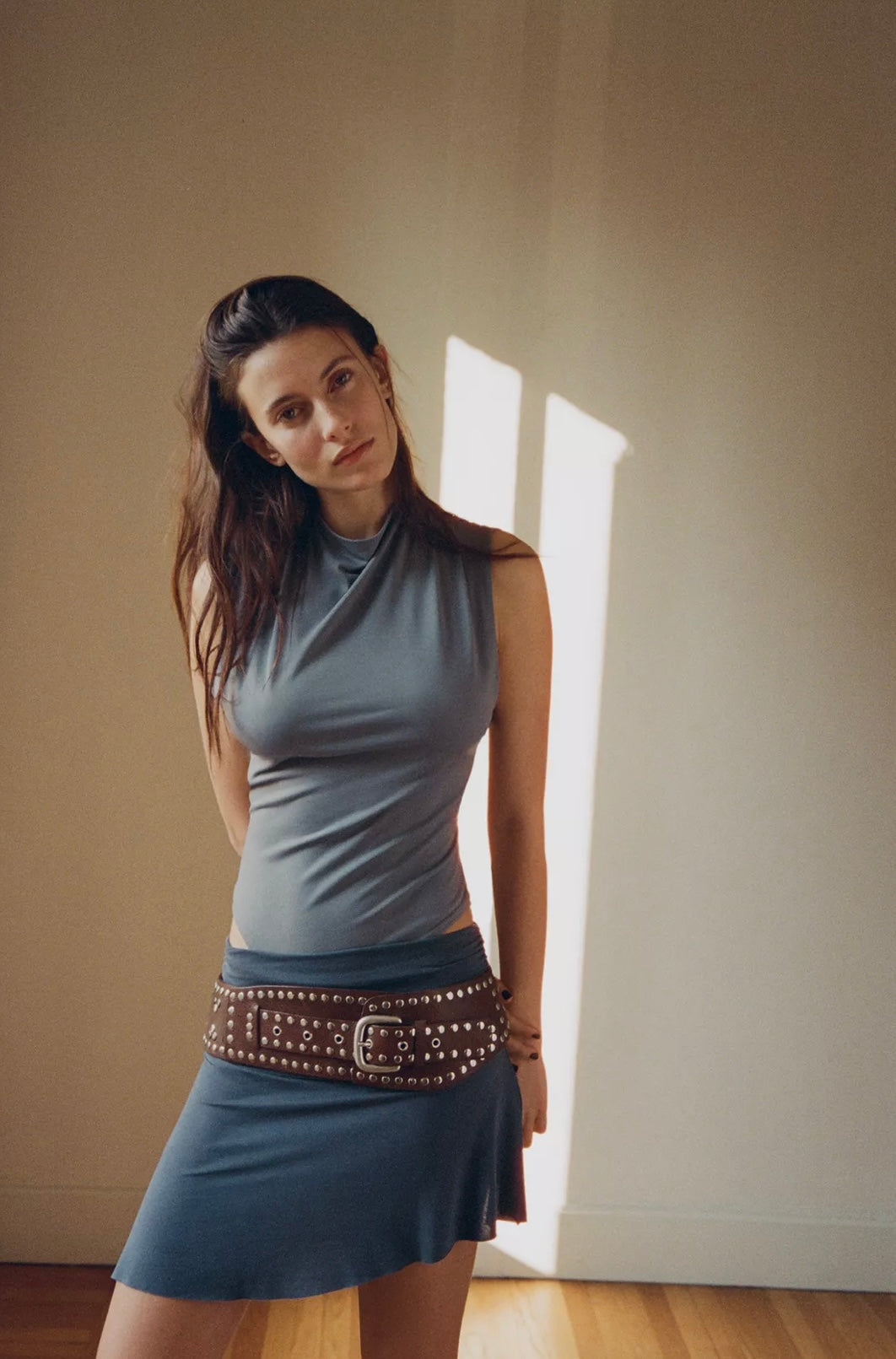 DRAPED BODYSUIT
