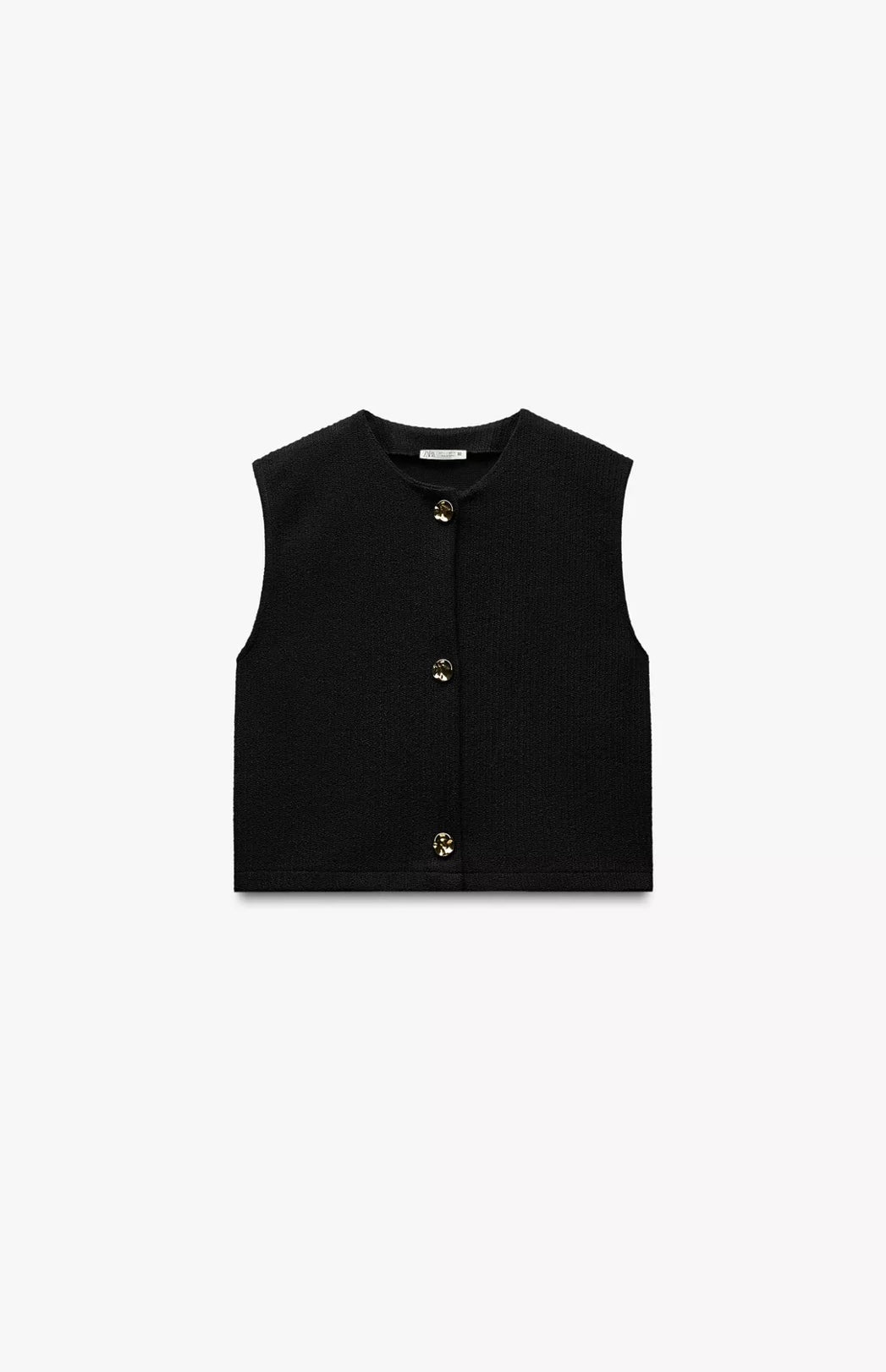 TOP CHALECO ESTRUCTURA BOTONES