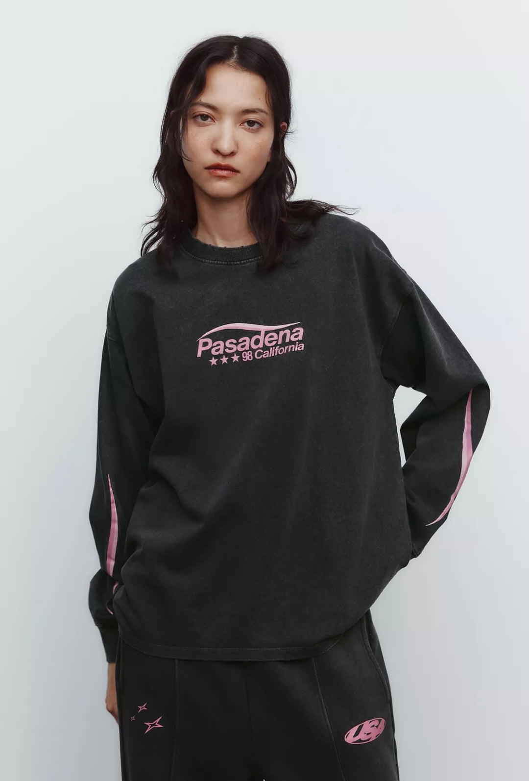 PLAYERA EFECTO LAVADO TEXTO