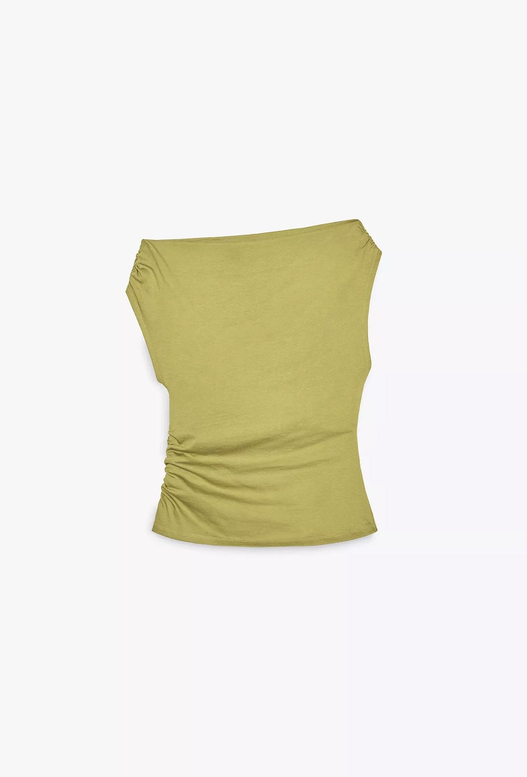 PLAYERA ASIMÉTRICA DRAPEADA