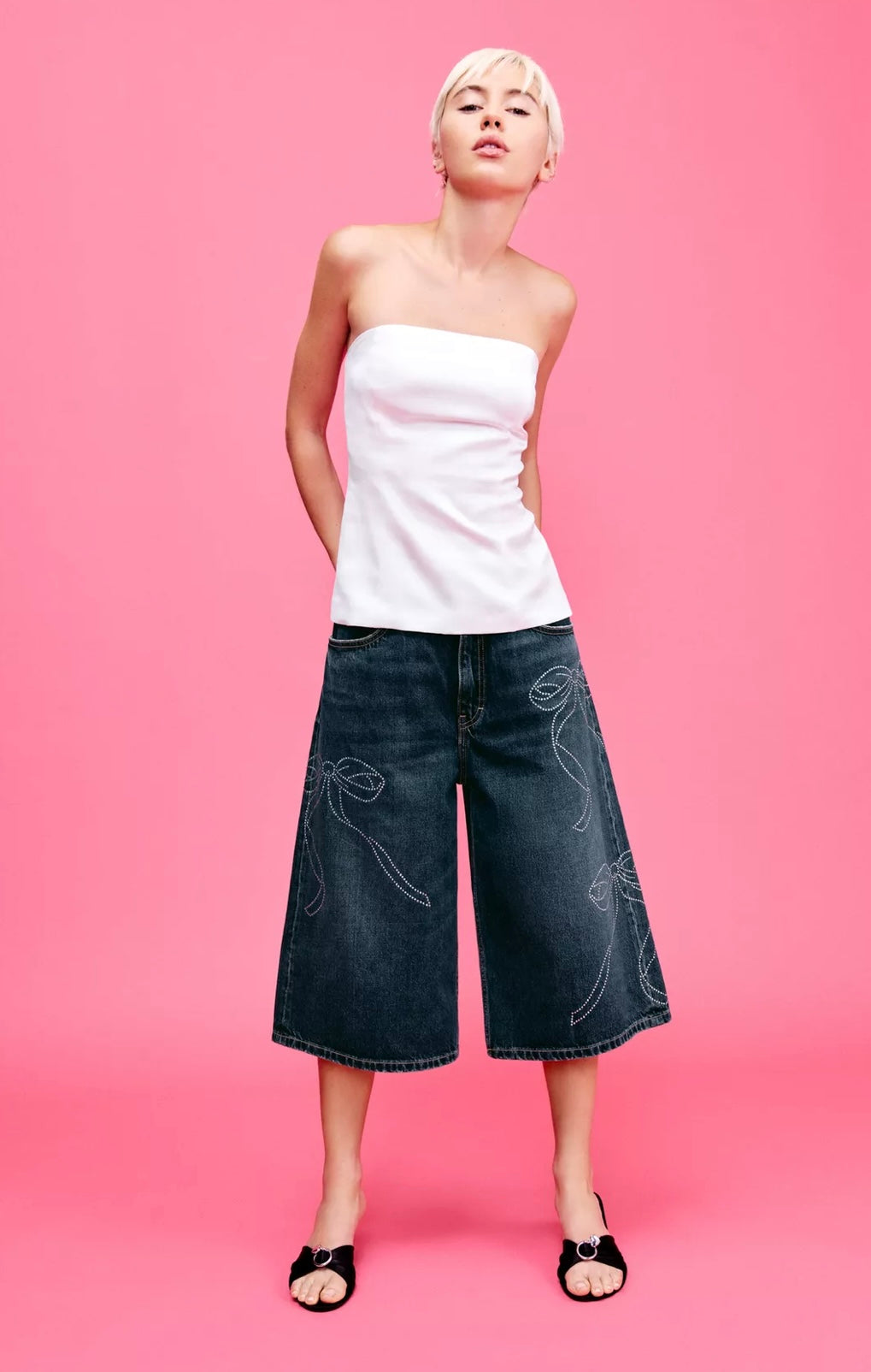 TOP SATINADO STRAPLESS