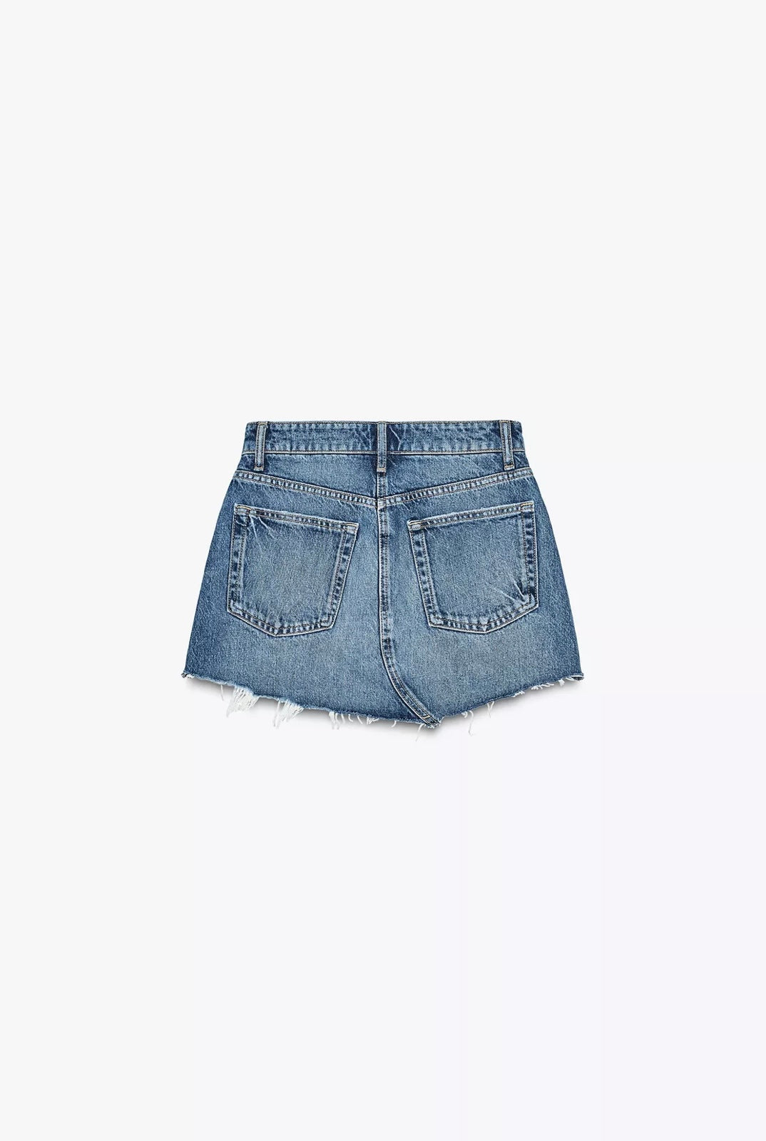 FALDA MINI MEZCLILLA TRE ROTURAS