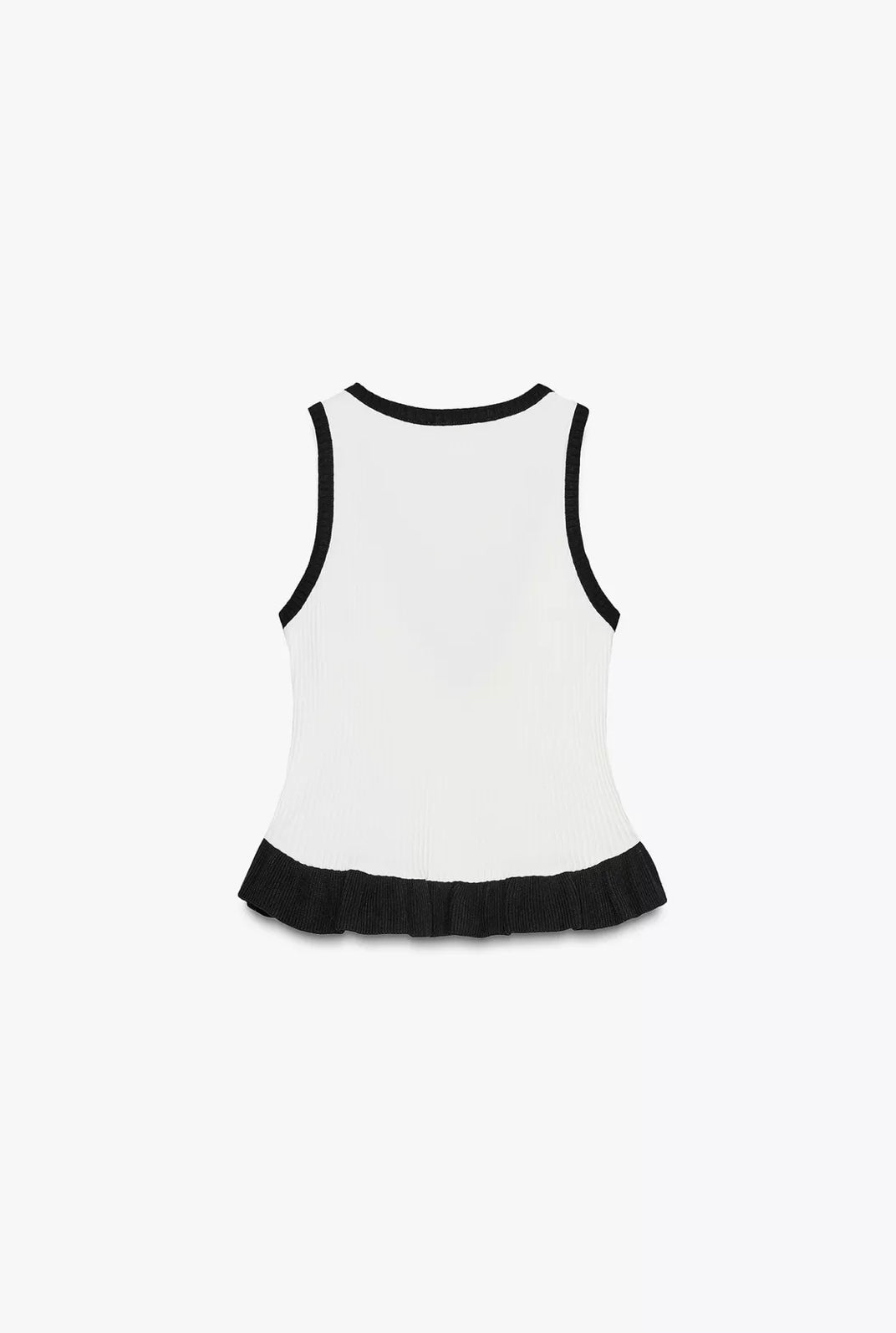 TOP CONTRASTE TRICOT