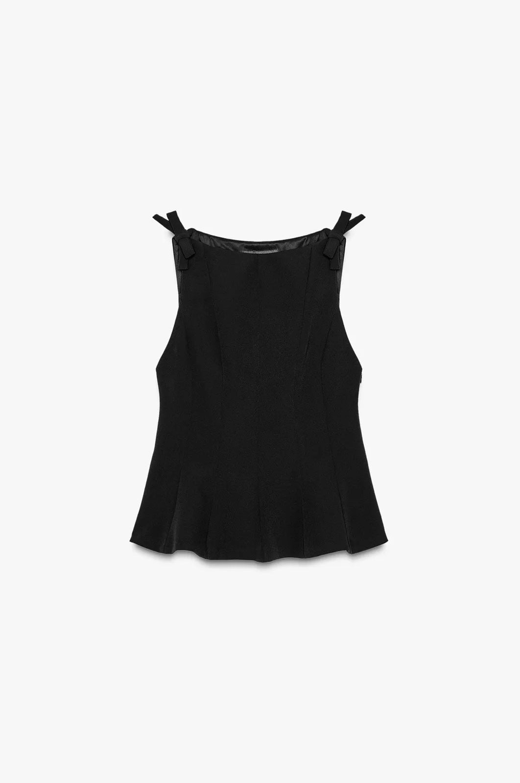 TOP PEPLUM LAZOS