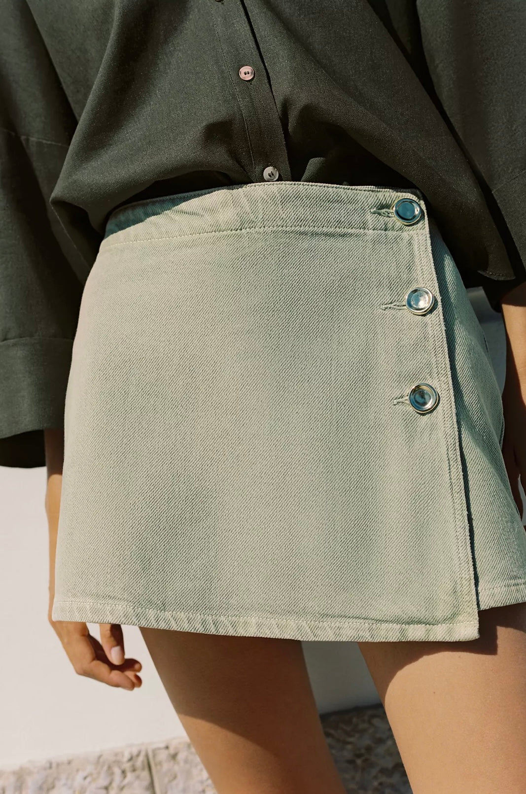 FALDA PANTALÓN Z1975 MEZCLILLA