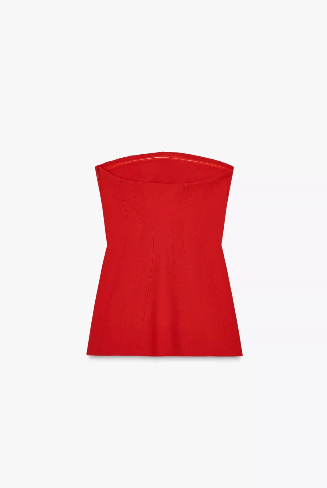 VESTIDO CORTO STRAPLESS