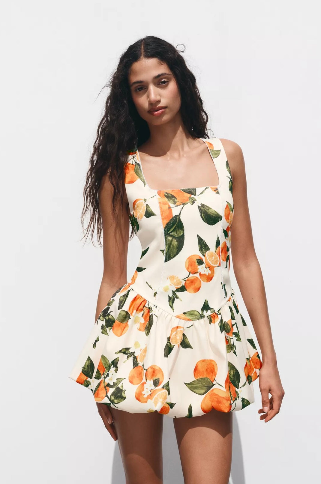 VESTIDO CORTO ESTAMPADO