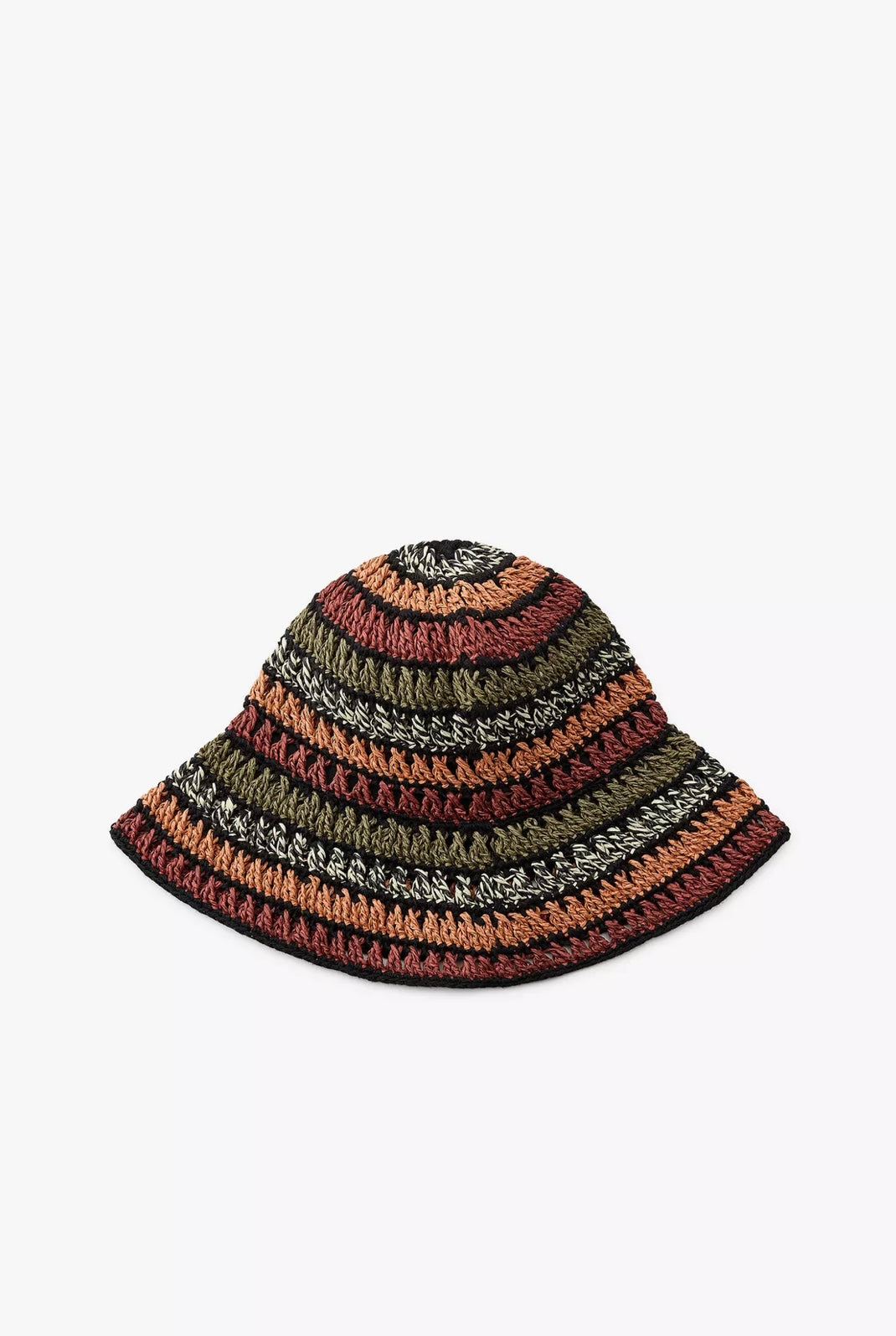GORRO BUCKET TRENZADO COMBINADO