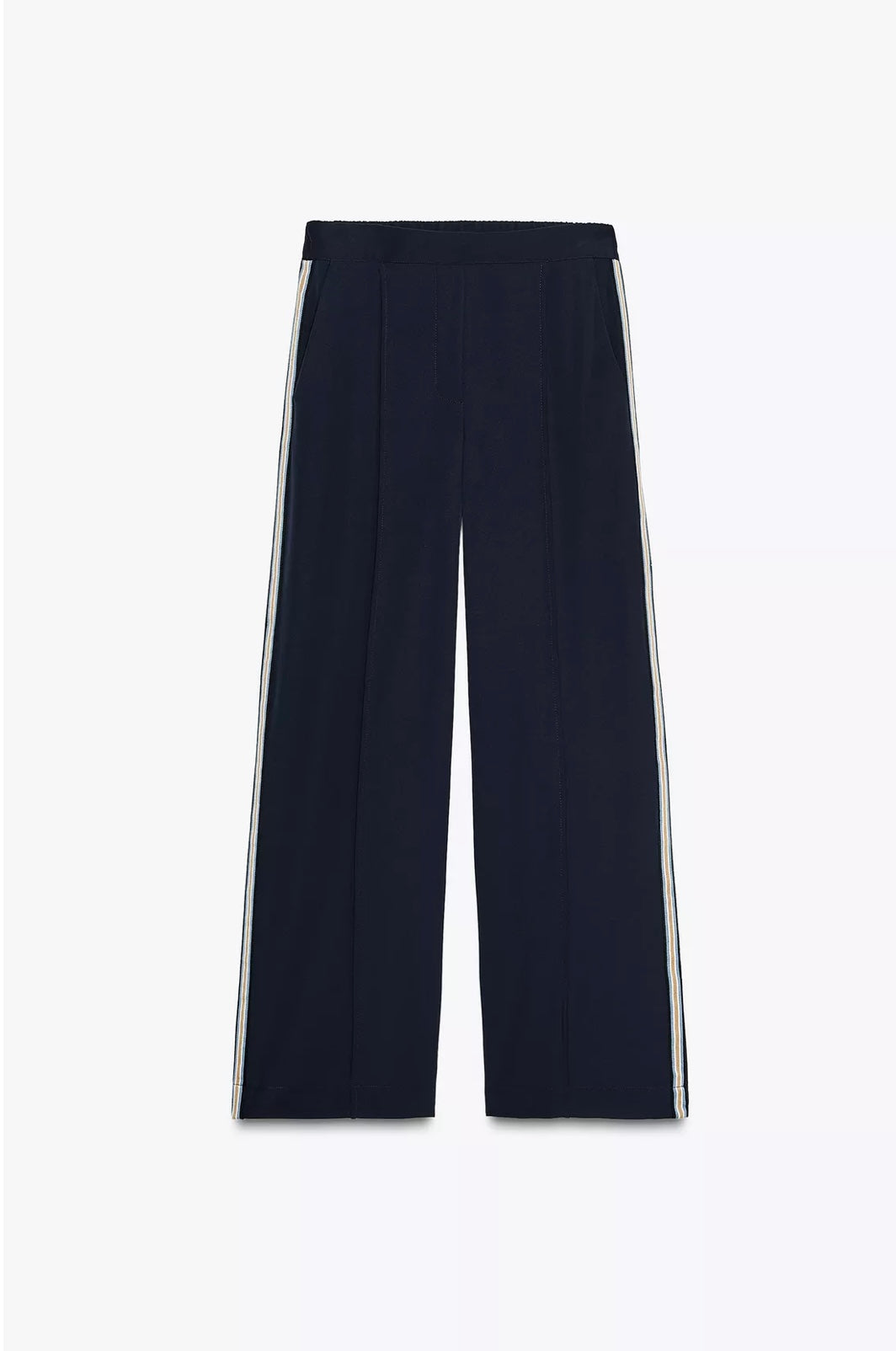 PANTALÓN WIDE LEG BANDA LATERAL