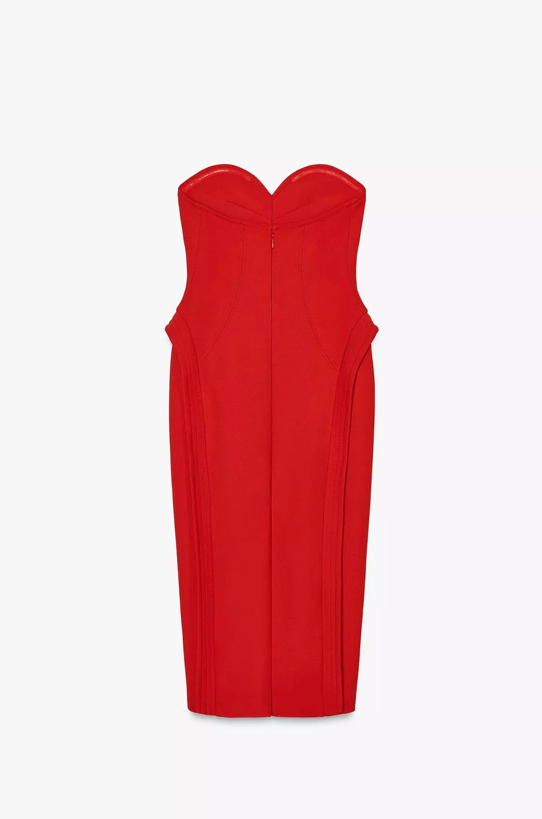 VESTIDO MIDI ESCOTE CORAZÓN