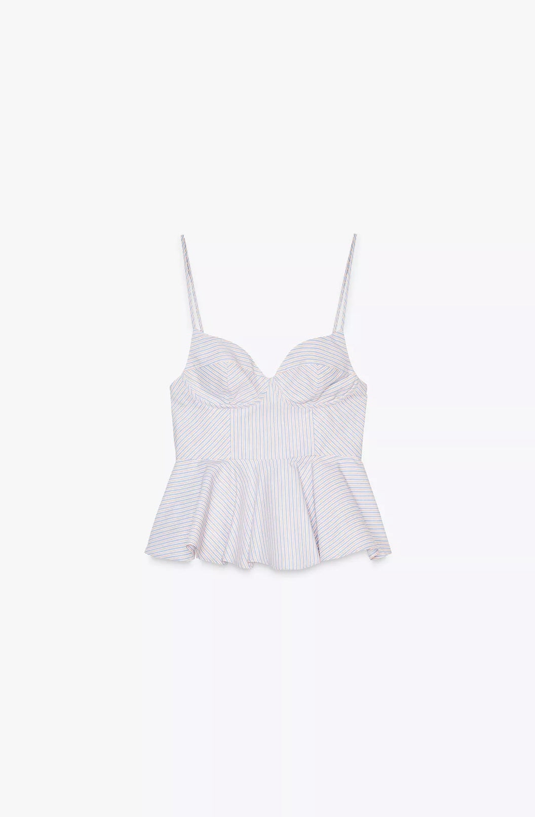 TOP POPELINA RAYAS VOLUMEN