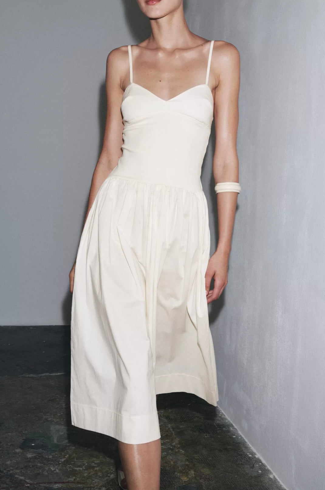 VESTIDO COMBINADO POPELINA