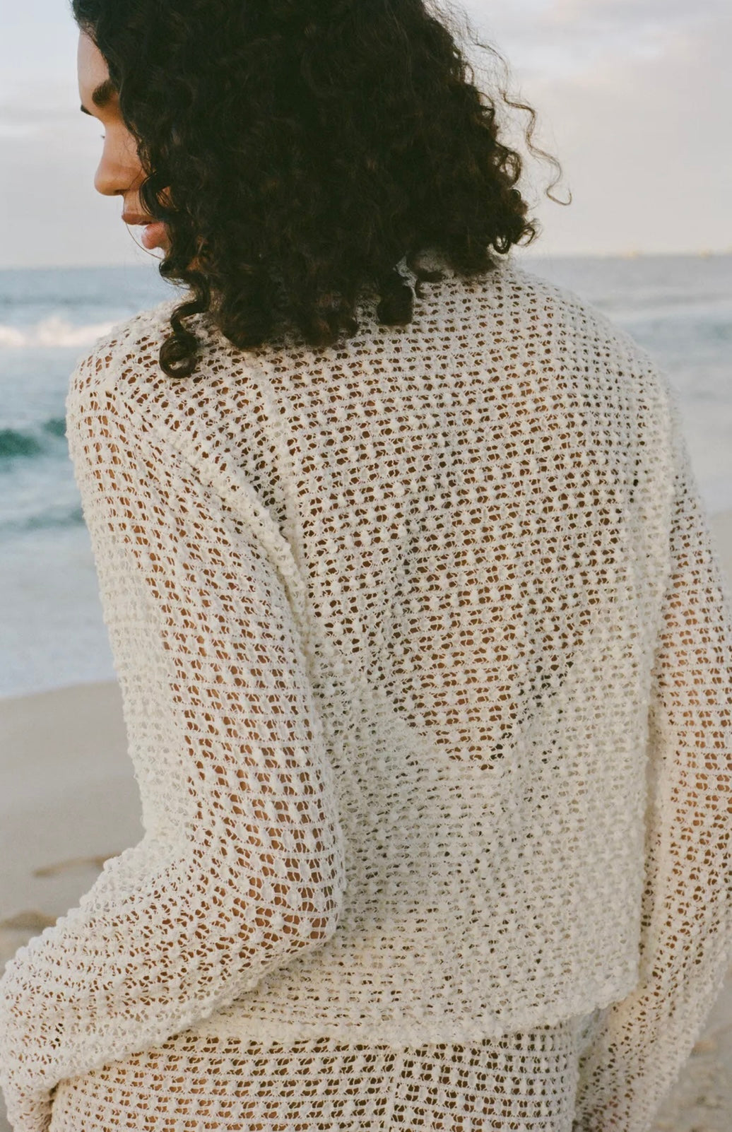 TOP MANGA LARGA CROCHET
