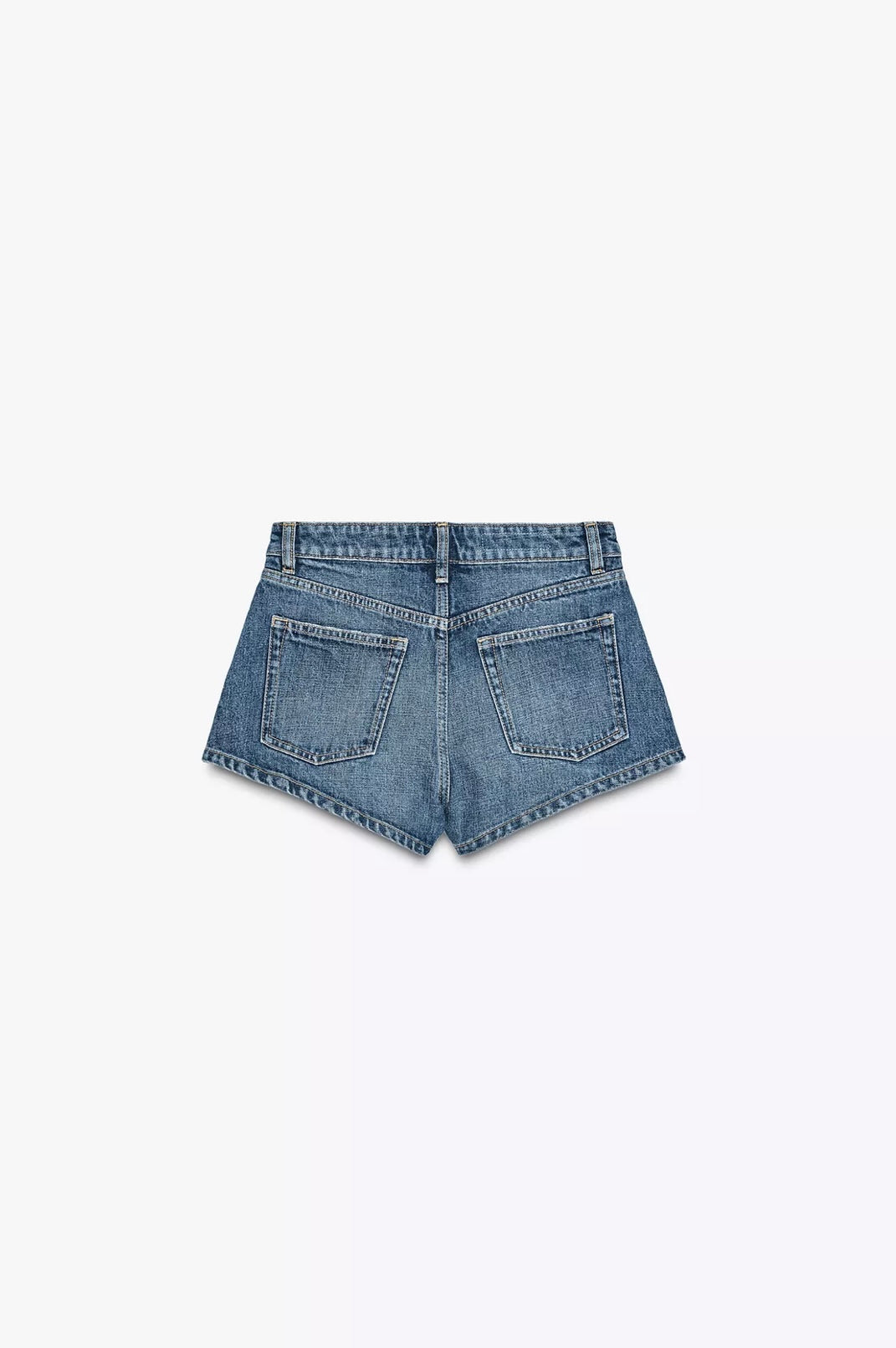 SHORTS MINI MEZCLILLA TRF TIRO MEDIO