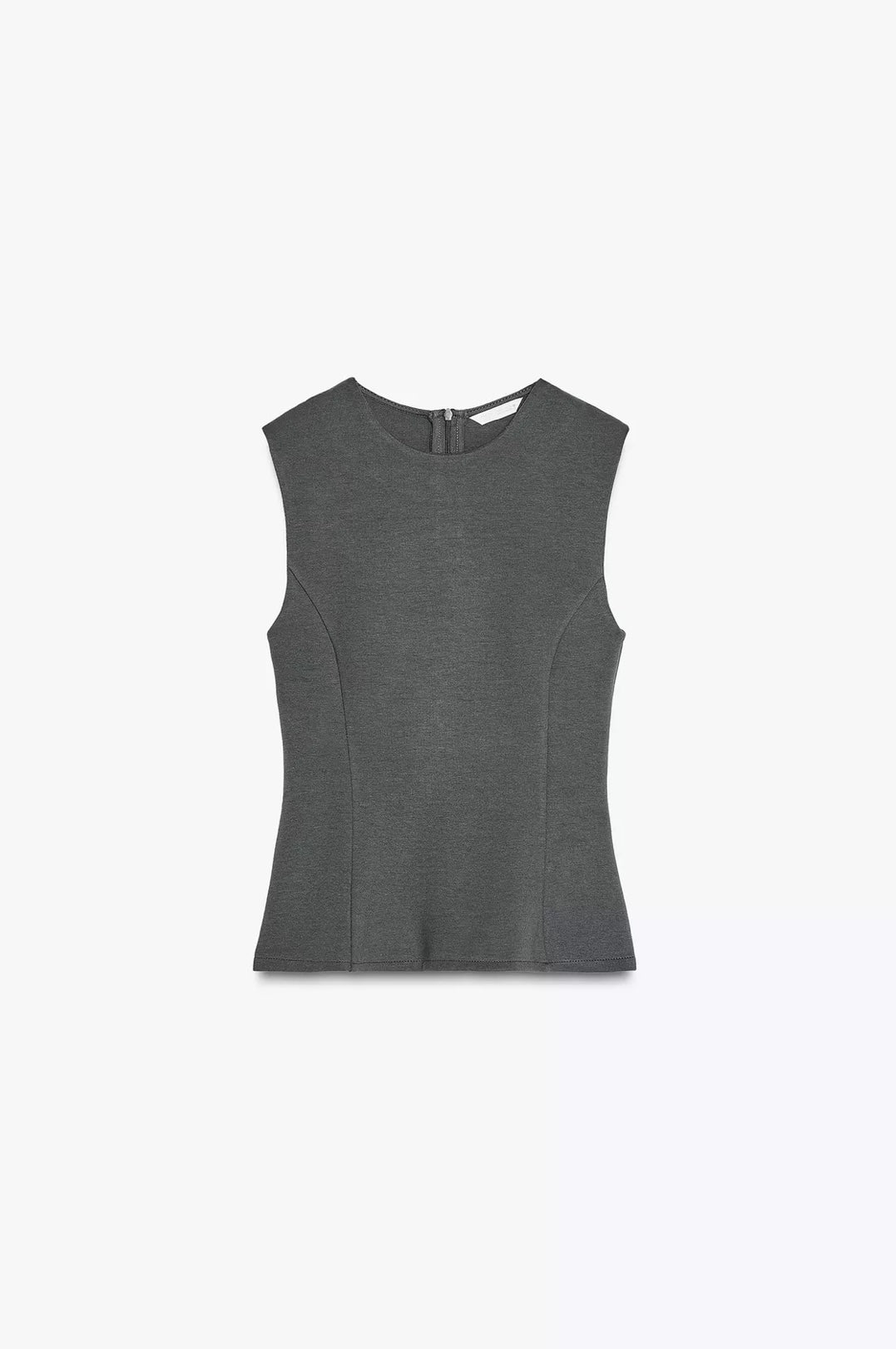 TOP PEPLUM INTERLOCK