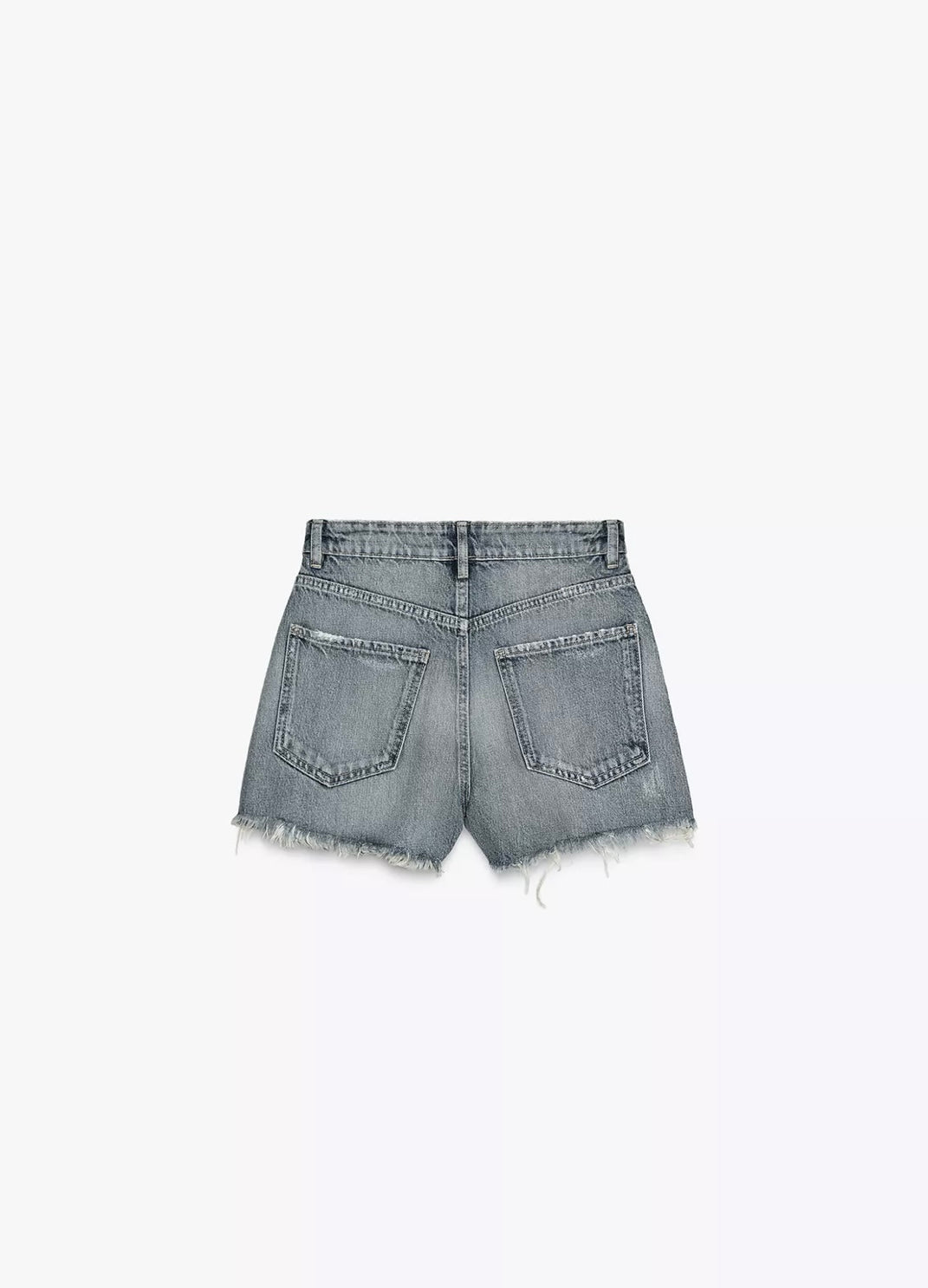SHORTS MEZCLILLA TRE TIRO ALTO ROTOS