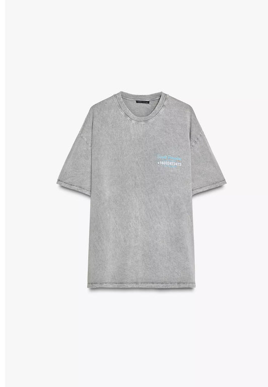 PLAYERA EFECTO LAVADO ESTAMPADA