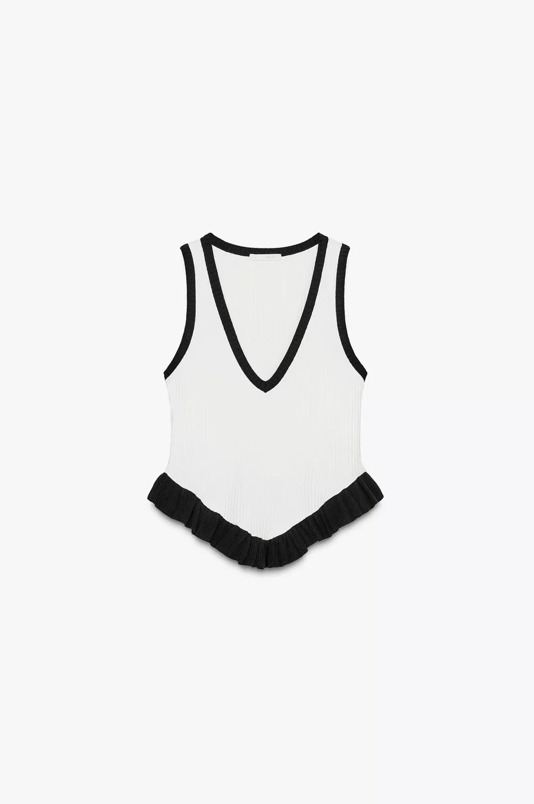TOP CONTRASTE TRICOT
