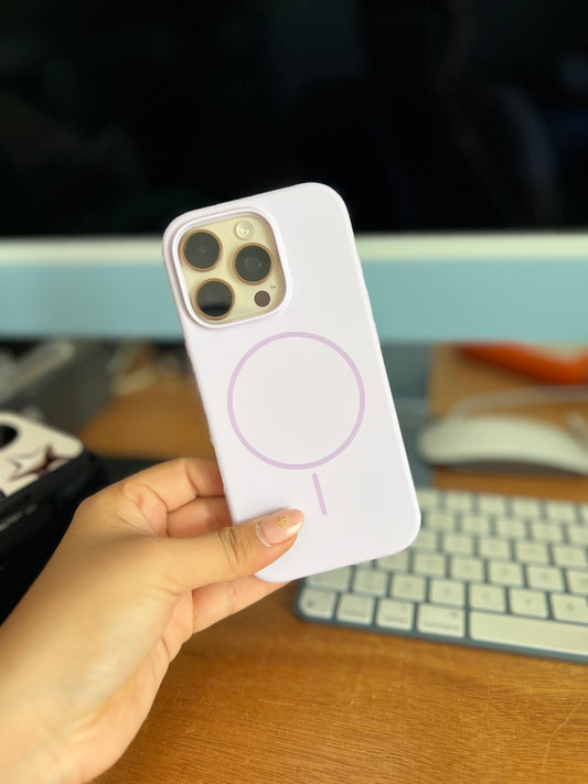 Silicon MagSafe lila