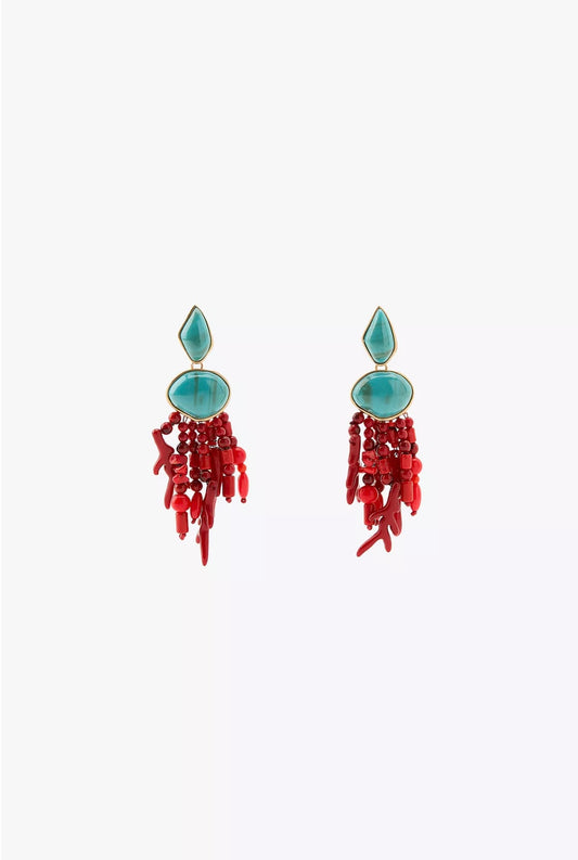 ARETES PIEDRAS EFECTO CORAL