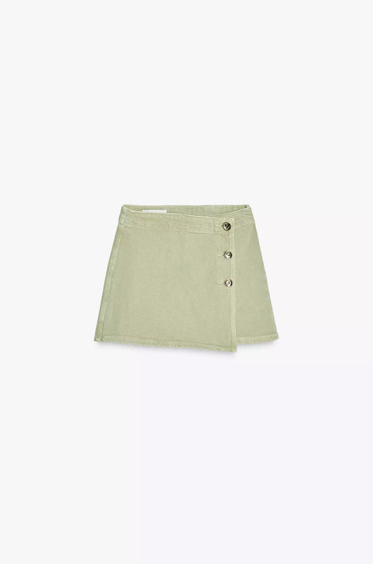FALDA PANTALÓN Z1975 MEZCLILLA