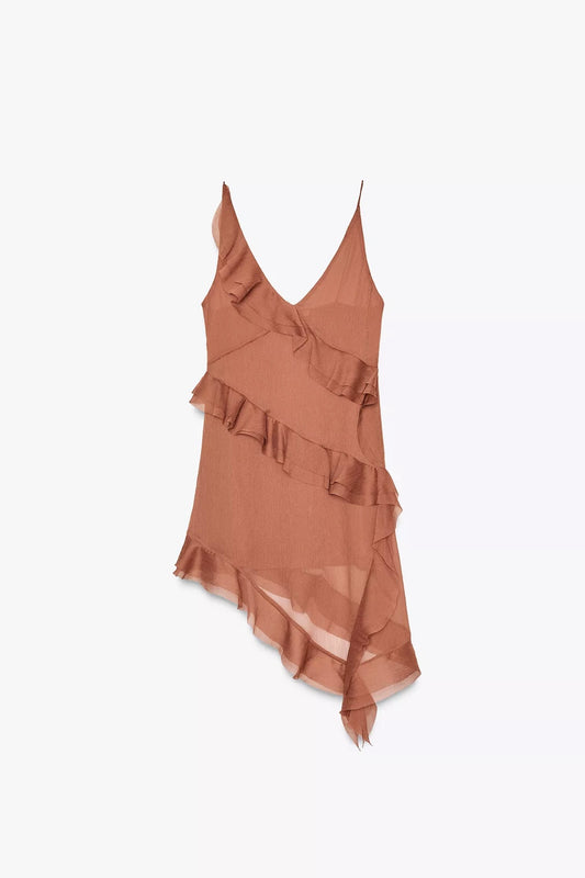 VESTIDO ASIMÉTRICO OLANES