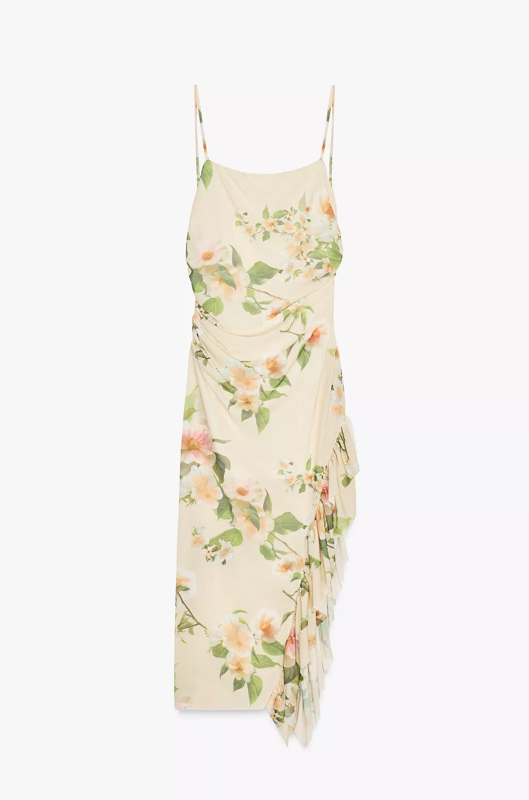 VESTIDO ESTAMPADO FLORES OLANES