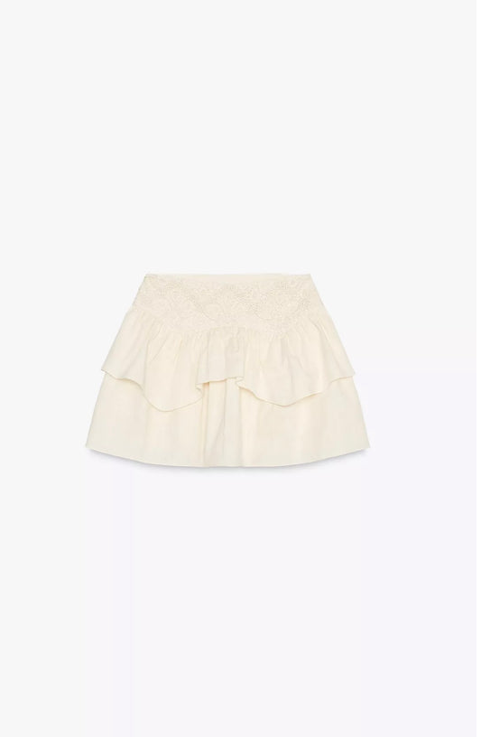 FALDA MINI OLANES CROCHET