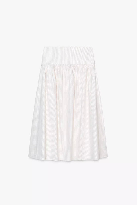 FALDA MIDI RAYAS