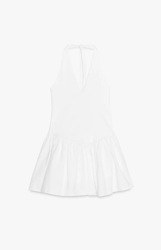VESTIDO COMBINADO HALTER